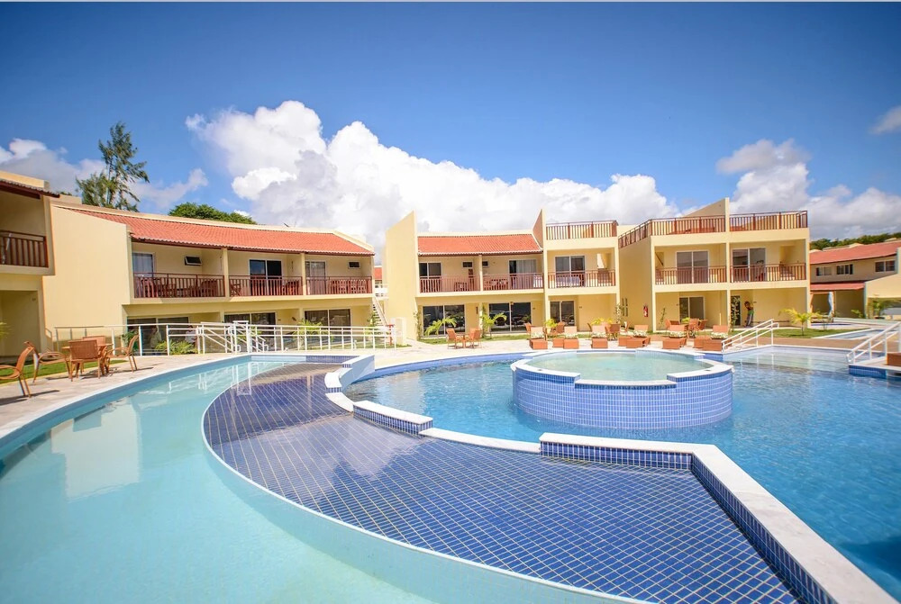 Lindo Flat de Frente para a Piscina
