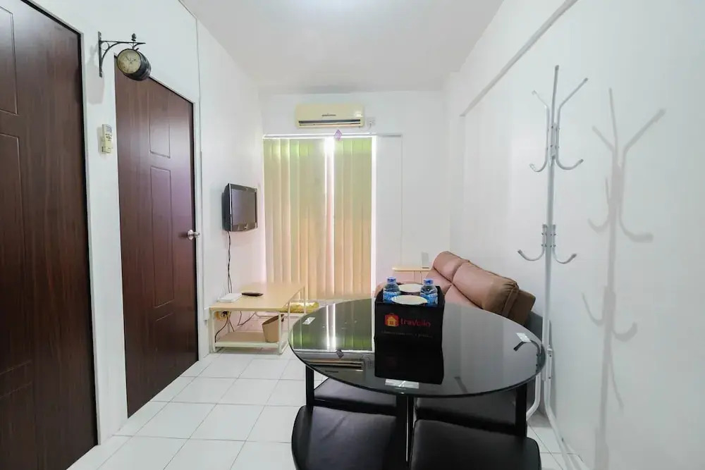 New Furnished 2BR at Mutiara Bekasi Apartment By Travelio