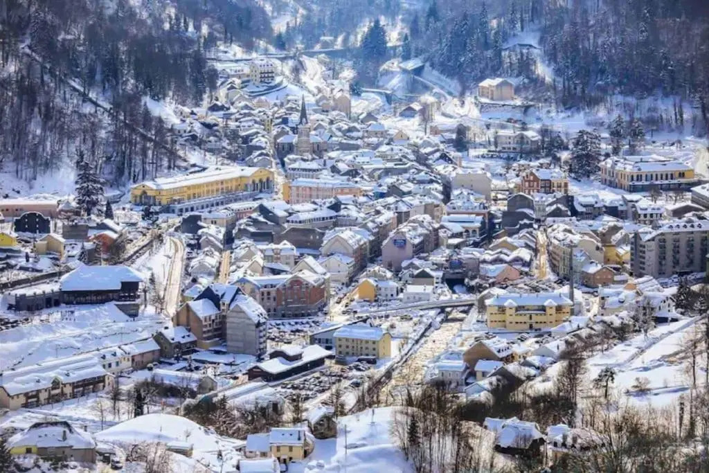Chaleureux studio familal en centre ville avec vue sur les montagnes