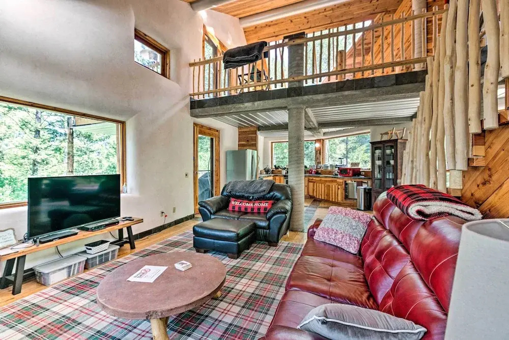 Angel Fire Cabin w/ Deck ~ 2 Mi to Ski & Hiking!