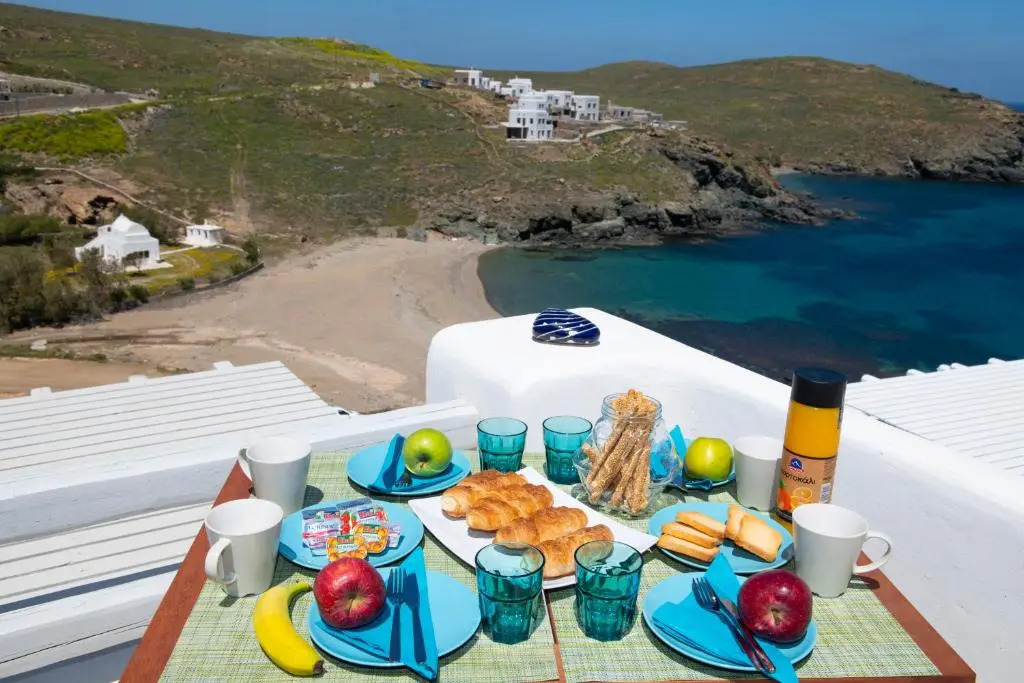 Superior Beachfront Apartment 1 with view to the Aegean Sea
