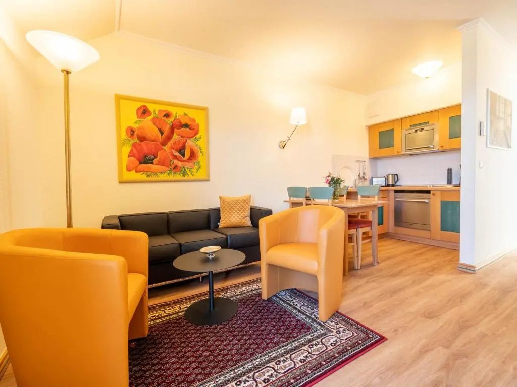 Dünenpark Binz - Komfort Appartement mit 2 Schlafzimmern und Balkon im Dachgeschoss 012