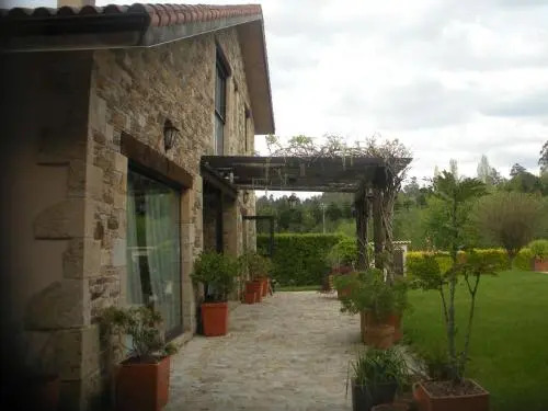 349 Casa As Lamas, con piscina cerca de Santiago