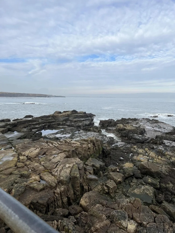 Sun sea and sand at Whitley bay