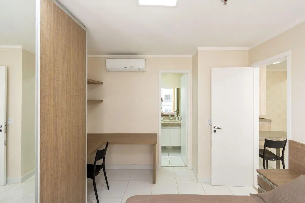 Apartamento de 1 quarto - Edifício Metropolitan Barcelona - JARDIM GOIAS - Wi-fi - Garagem - MB1307B