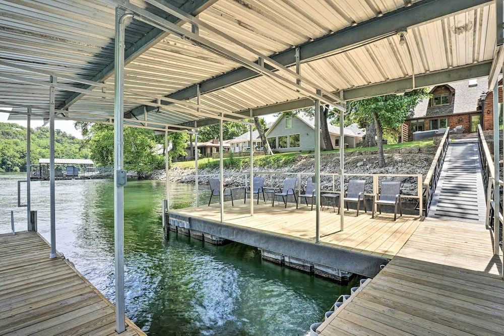 Spacious Lakefront Home w/ Private Dock!