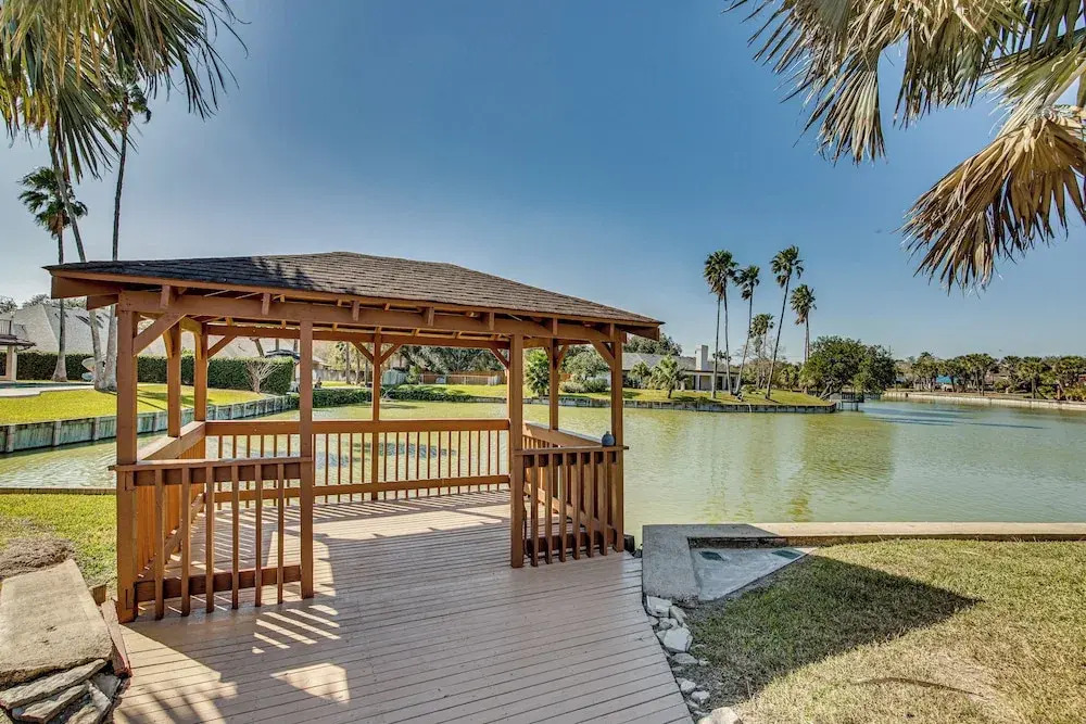 Pool & Game Room: Waterfront Harlingen Home