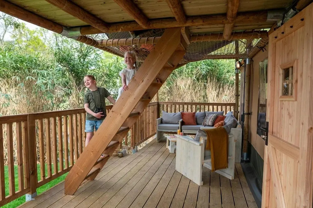 Glamping Tent by Lake De Rhederlaag