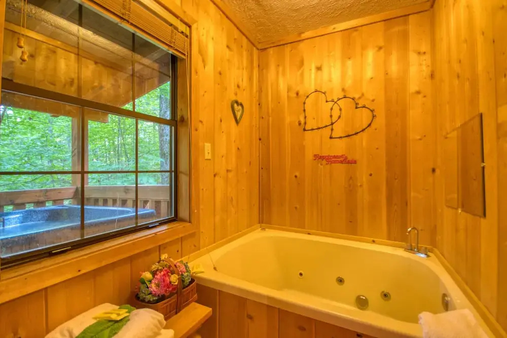 Secret Hideaway #195 by Aunt Bug's Cabin Rentals