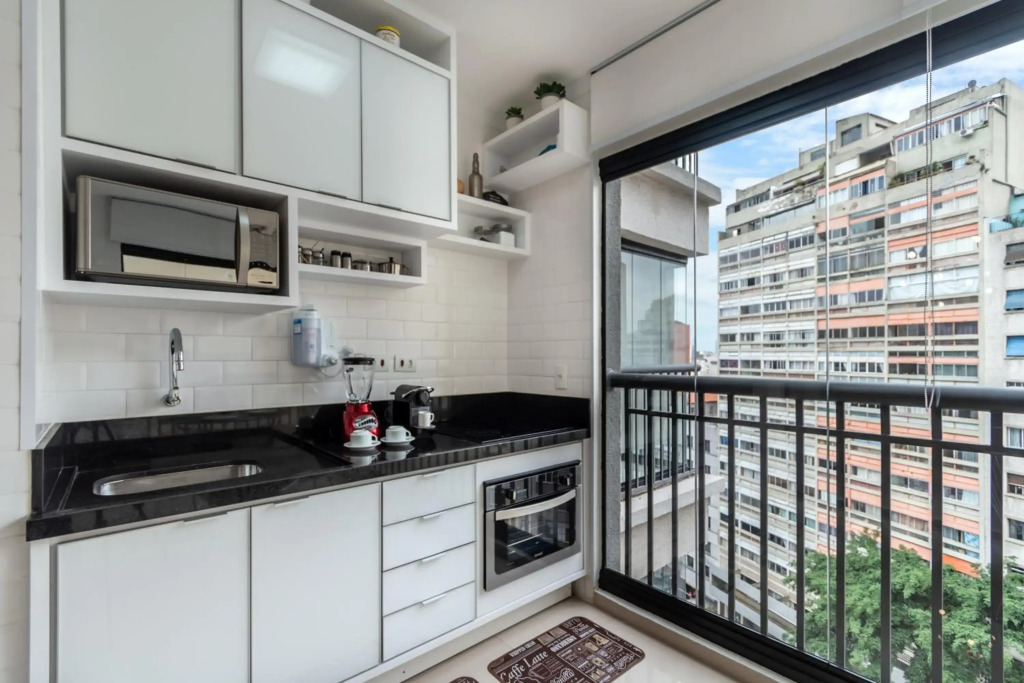 7 Aptos Premium Decorados 2 Qtos Suíte e 1 Qto Vista Panorâmica Varanda Piscina Academia Garagem WiFi Perto do Metrô SP