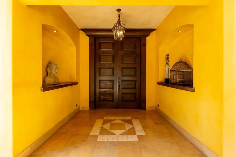 Elegant Mediterranean-Style Mansion with Beachfront Views and Private Infinity Pool