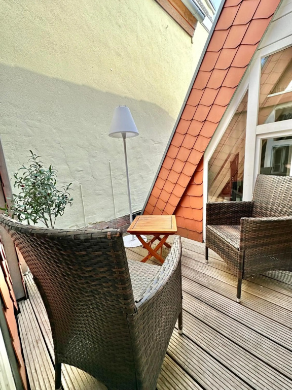 Gemütliche Maisonettewohnung mit Dachterrasse am Schloß