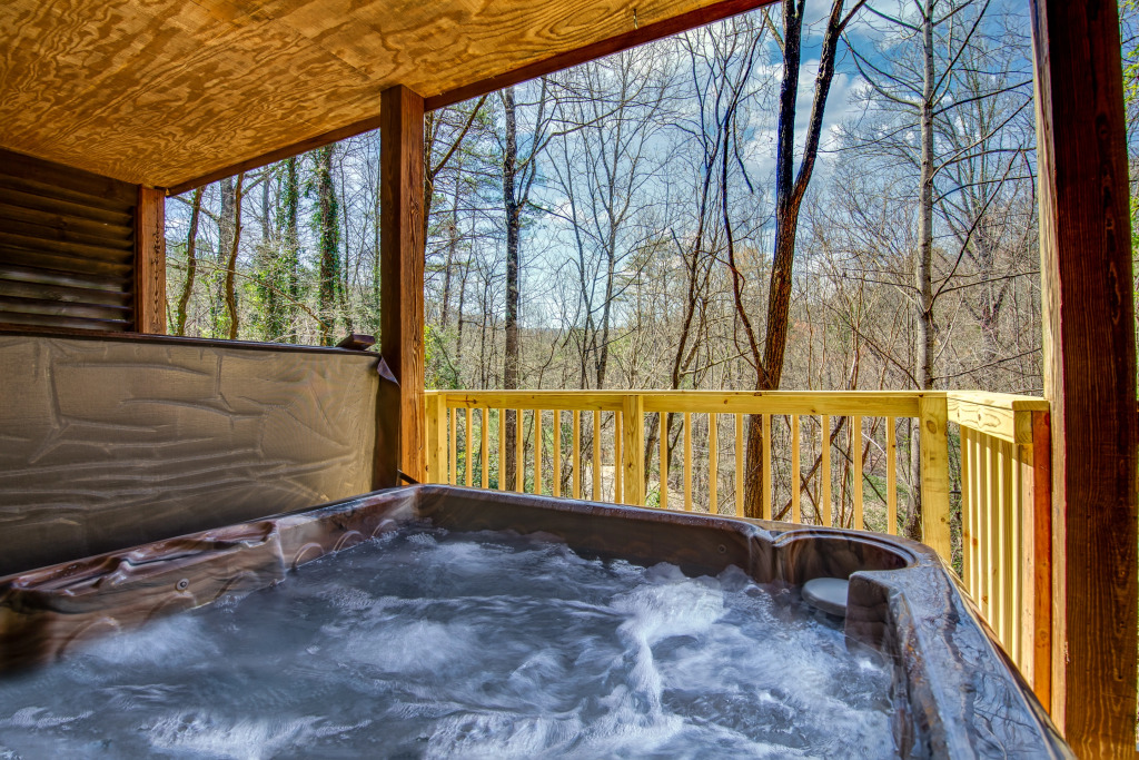 North Ridge Place Brand New Log Cabin with Hot Tub Great Location