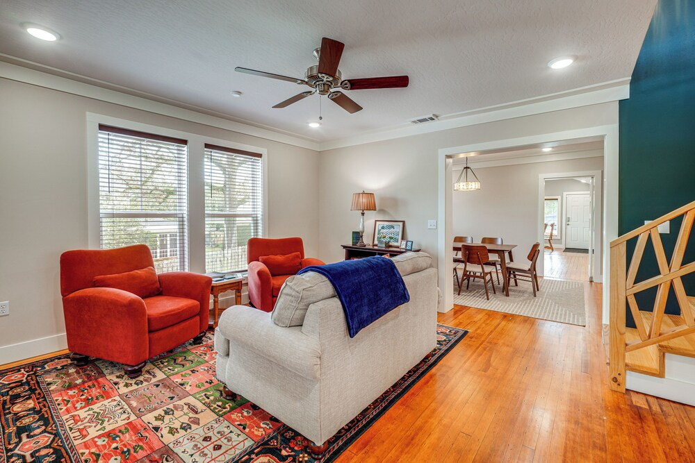 Walk to Historic Dtwn Laurel: Quiet Home w/ Porch