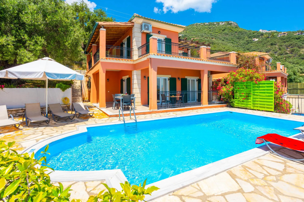 Villa Youla Large Private Pool Walk to Beach Sea Views A C Wifi Car Not Required - 1025