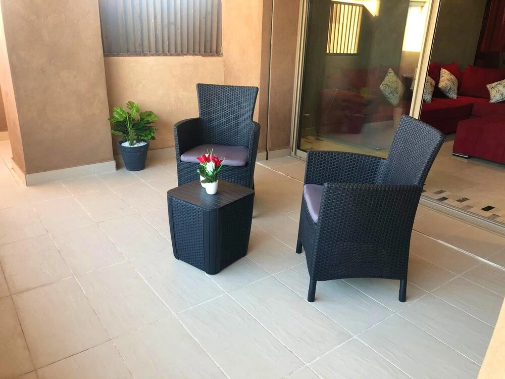Apartment With 2 Bedrooms in Marrakech, Ménara, With Shared Pool, Enclosed Garden and Wifi