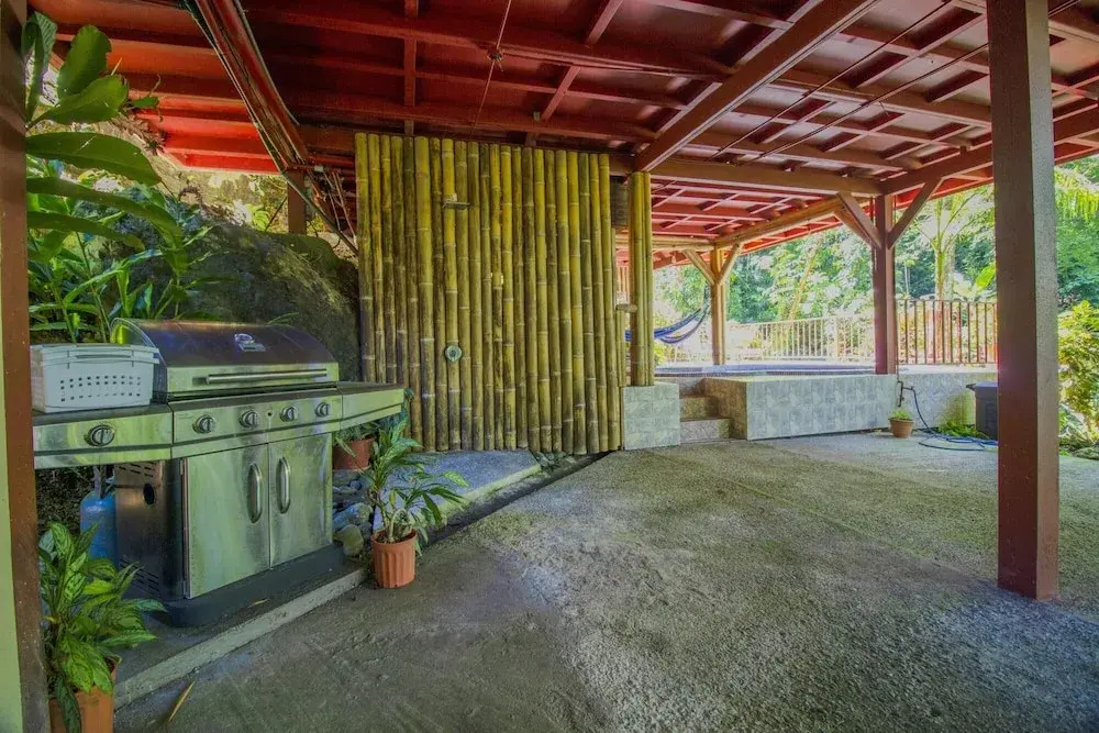 Bali Inspired Casa Cascada w Jungle Views Wi-fi Private Pool ac
