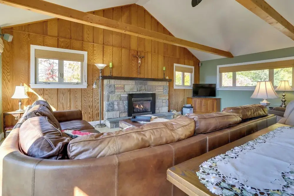 Ski, Swim & Relax: Waterfront Haven on Pines Lake!