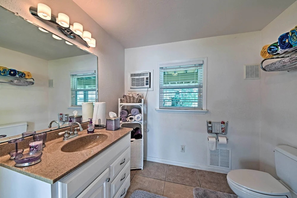 Steps to Pirate Beach: Galveston Home w/ Deck!