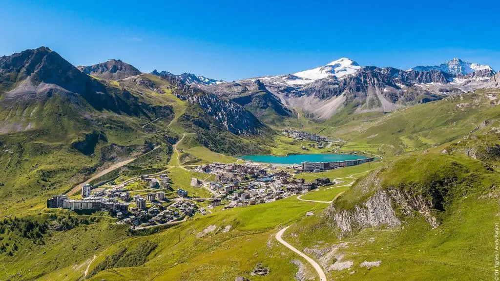 Superbe vue sur Tignes, pied de Pistes 48M²