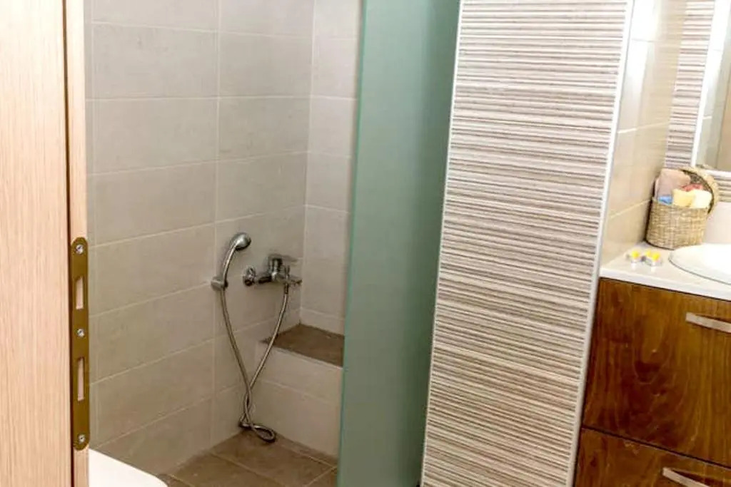 House with 3 bedrooms in Iraklio with wonderful sea view enclosed garden and WiFi 5 km from the beach