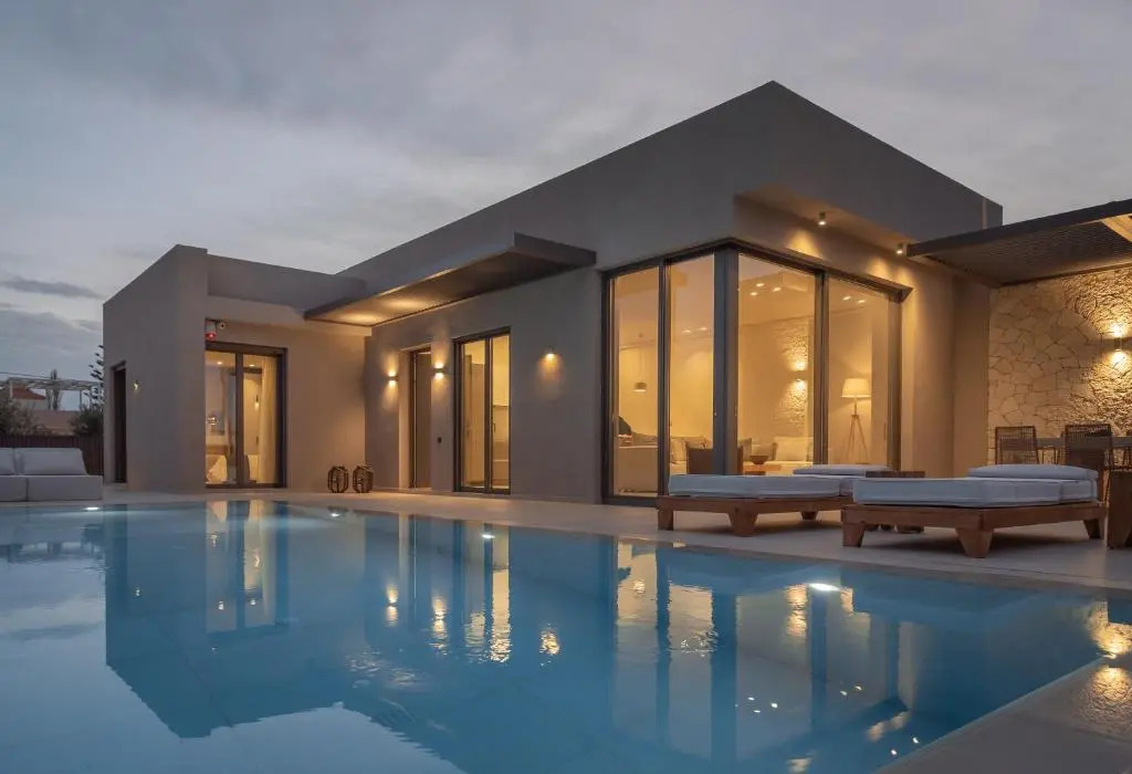 Athina Luxury Villa, with Pool & Walk to the Beach, By ThinkVilla