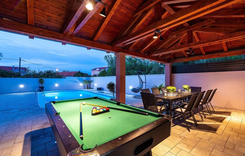 Beautiful Home in Zaton With Wifi, Outdoor Swimming Pool and Heated Swimming Pool