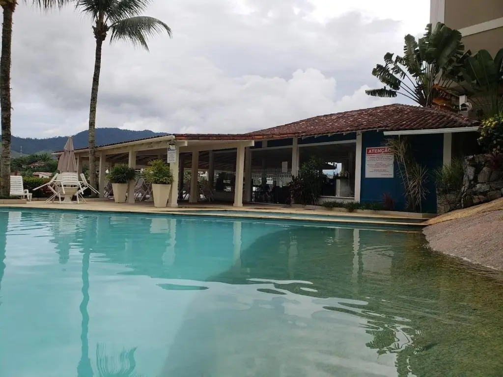 Condomínio com piscina, churrasqueira, sauna e MARINA P LANCHA - WiFi 200Mbps - 1qt e sala com 2 ar condicionados