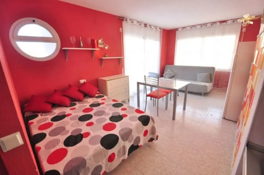 Estudio Acogedor Para 4 Personas en Salou
