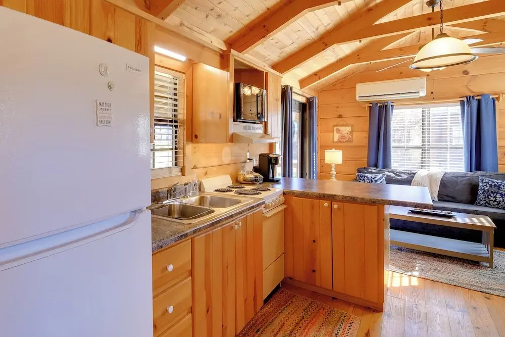 Walk to Dtwn Damascus: Cabin w/ Creek Views