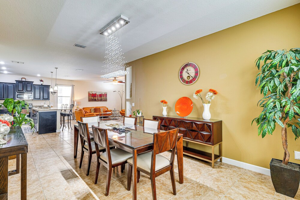Private Game Room + Pool: Resort Home Near Orlando
