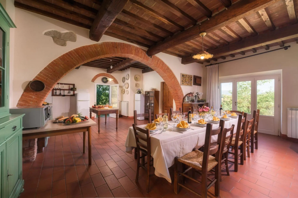 Independent Accommodation with WIFI, private pool, A/C, pets allowed, parking, close to Cortona-La Meridiana
