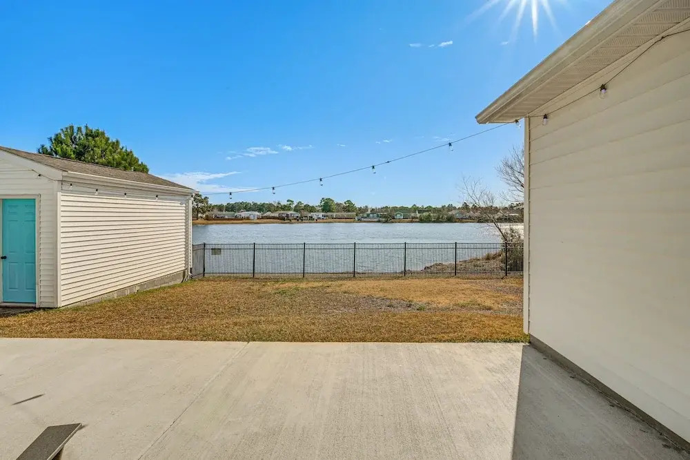 Patio, Yard & Lake Views: Home in Myrtle Beach!