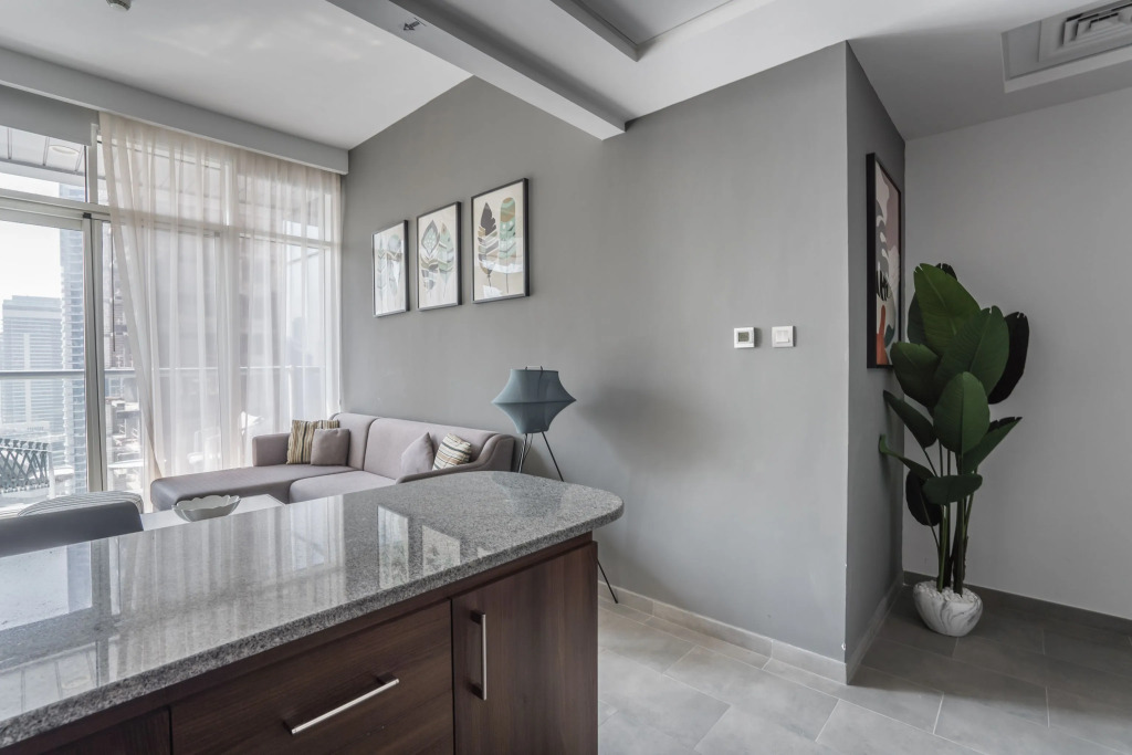 Cozy apt. w/balcony floor 22 Dubai Marina
