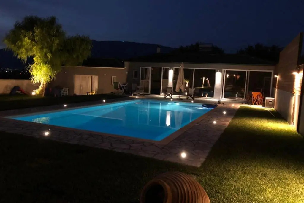 Sunlit Pool House