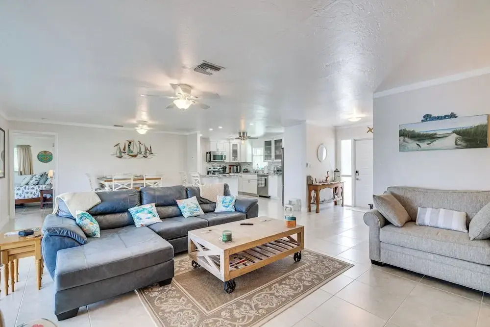 2 Mi to Bunche Beach, Waterfront Fort Myers Home