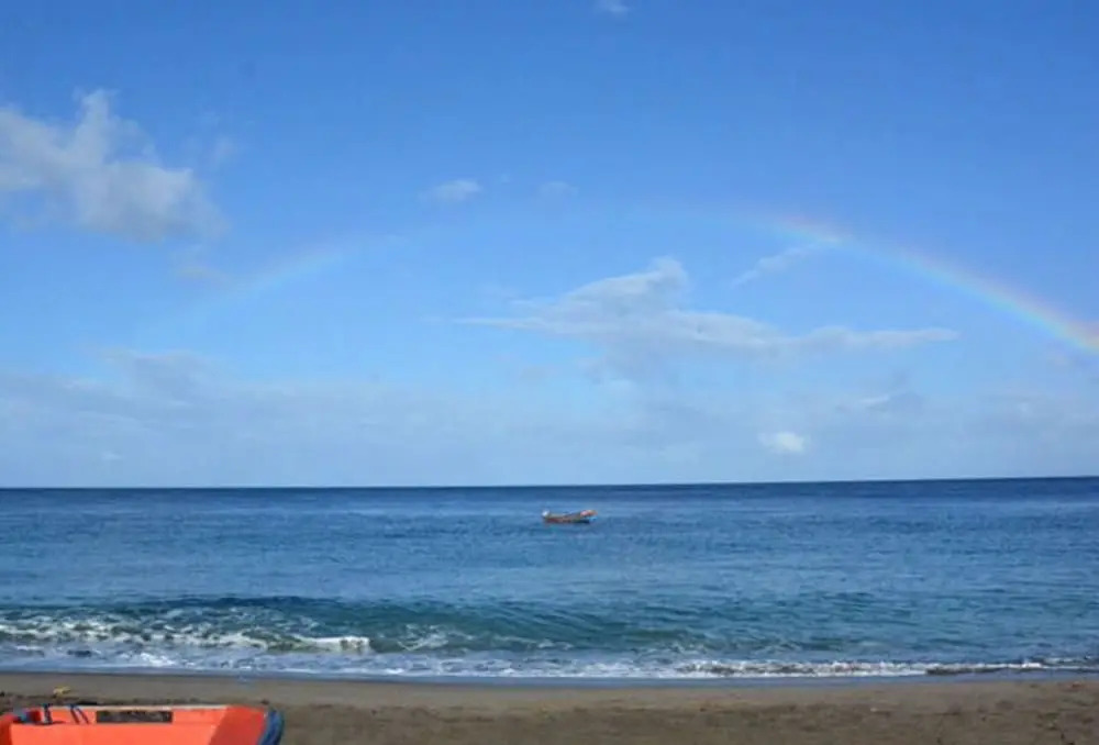 Apartment With one Bedroom in Le Carbet, With Wonderful sea View, Encl