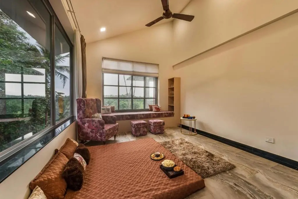 SaffronStays Magnolia - 3BHK Moira Goa Villa with Pool & Games Room