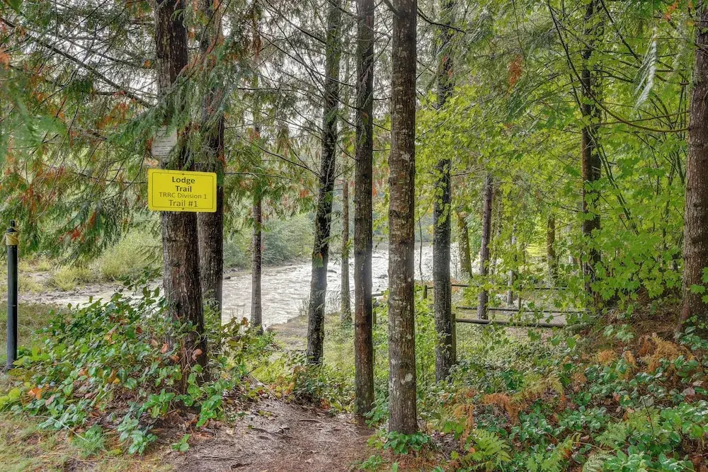 Rhododendron Creekside Cabin w/ Hot Tub & Fire Pit