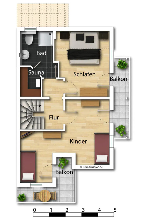 Doppelhaushälfte Ostseehaus II, Trassenheide