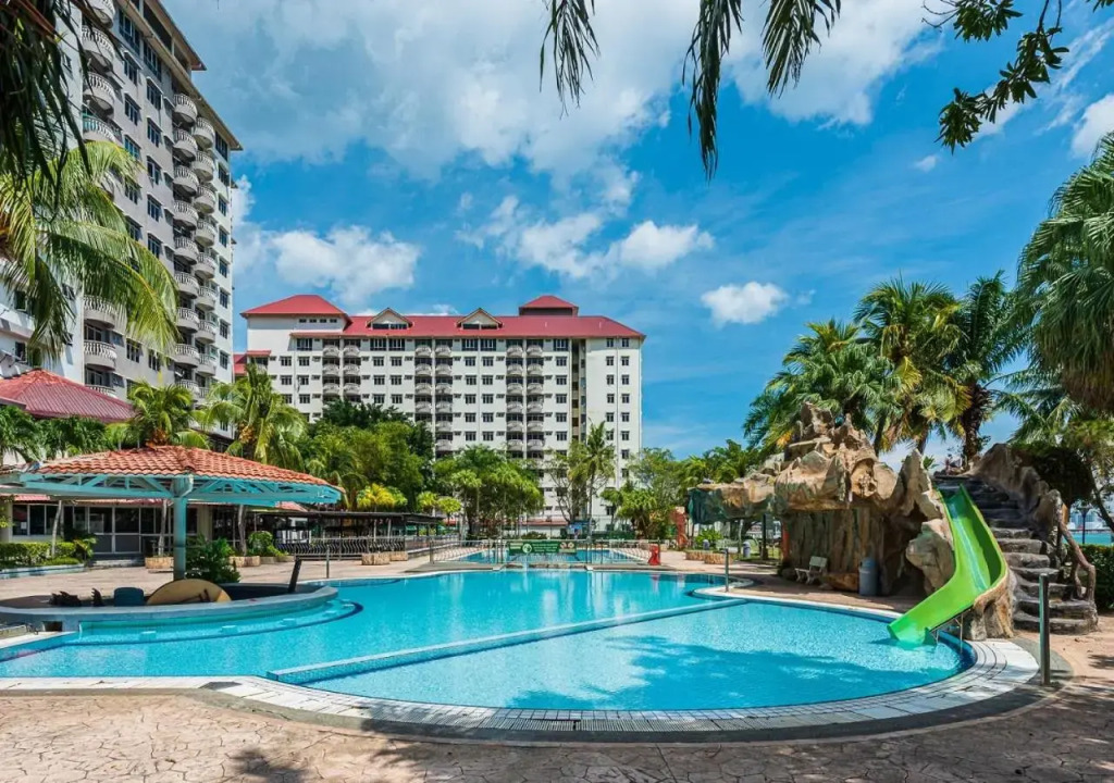 1-6Pax Port Dickson 2BR Glory Beach Resort Seaview