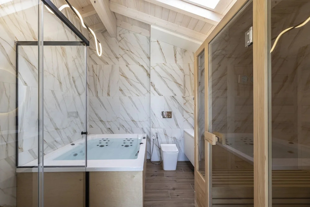 Salina SPA Villas - with PRIVATE HEATED ECO-POOL, SAUNA & JACCUZI HOT TUB