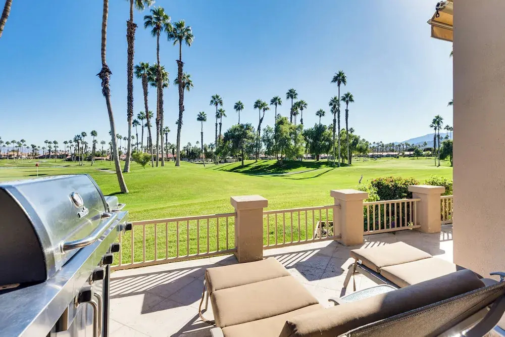 Patio + Resort Amenities: Palm Desert Escape