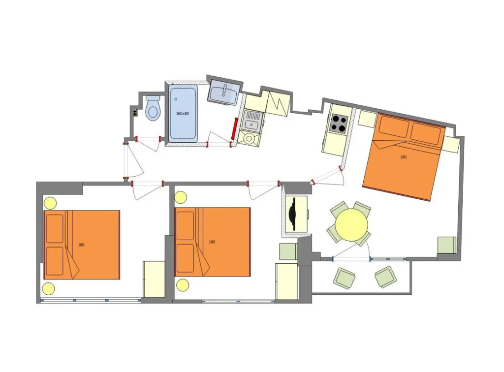 Colorful Day in Prague Design Apartments