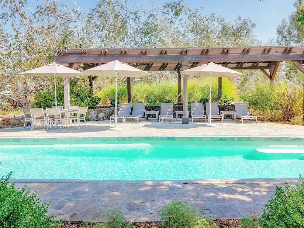 Gracious Living, Pool, and Privacy in Wine Country, Sonoma by RedAwnin