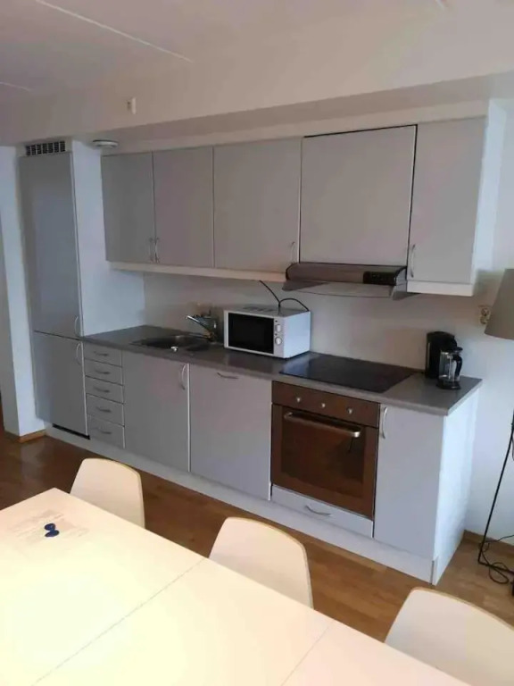 City Center Oslo Black And White Apartment