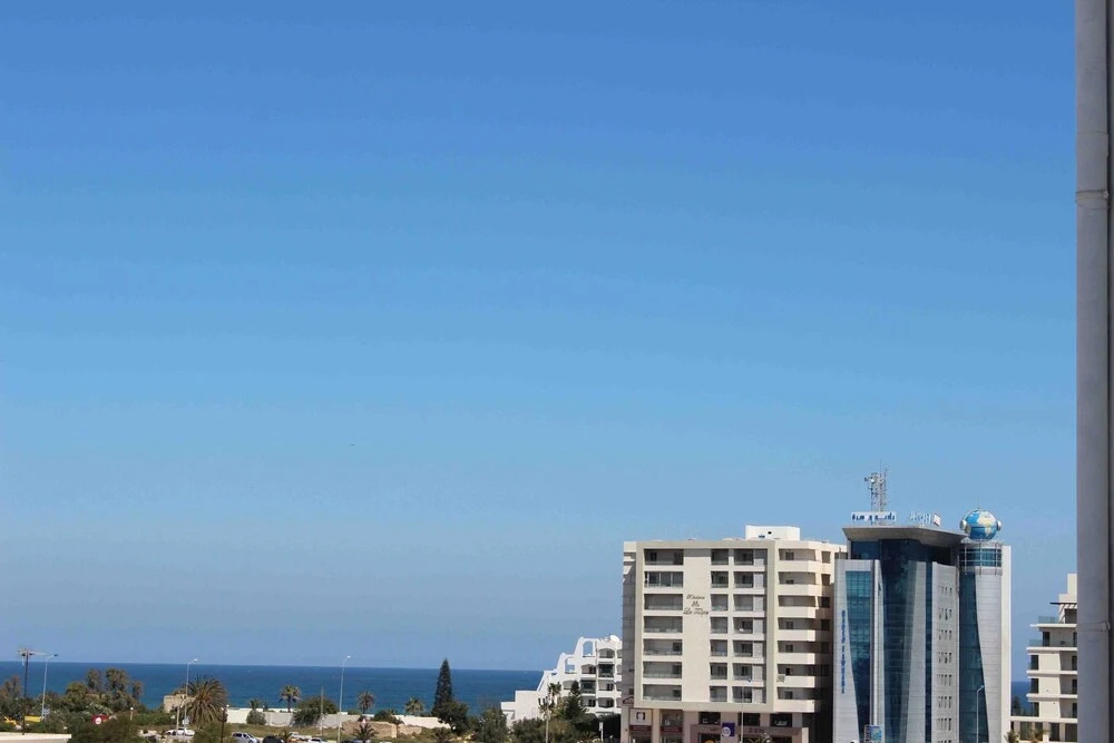 Apartment With 2 Rooms in Sousse, With Wonderful sea View, Balcony and