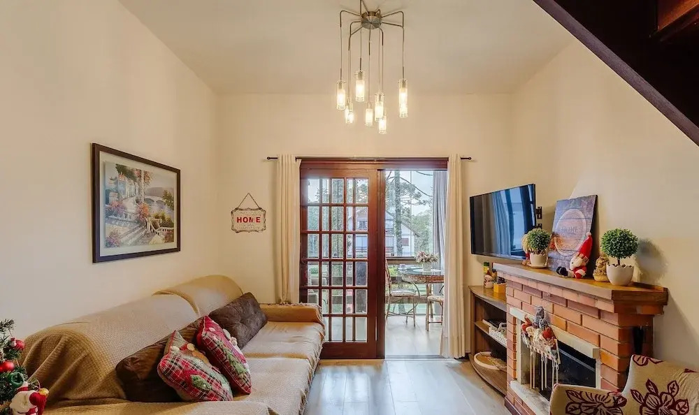 Apt Duplex With Fireplace in Gramado Rln204