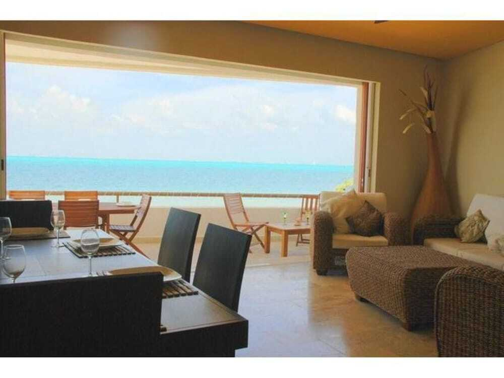 Isla Mujeres Style Spacious Oceanfront 3bd 2bth Villa Private Beach Outdoor Pool TOP AMENITIES