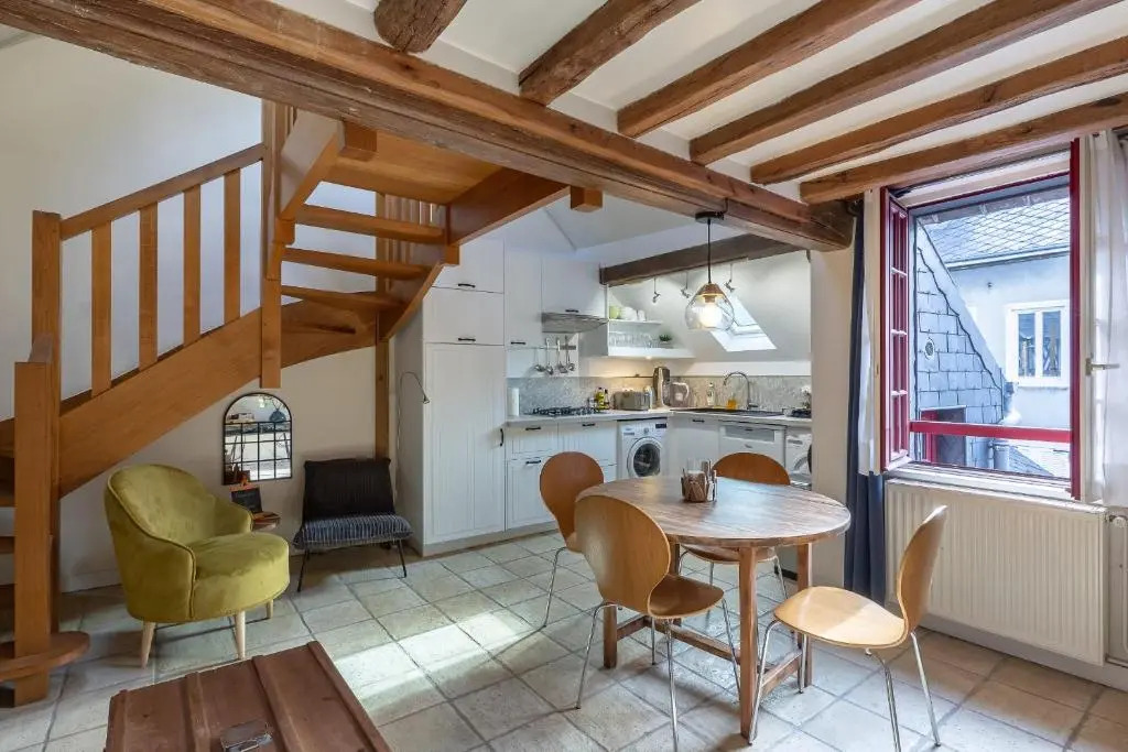 L'Escalier d'H - Duplex 3 in the city center - Normand Charm - Family stay